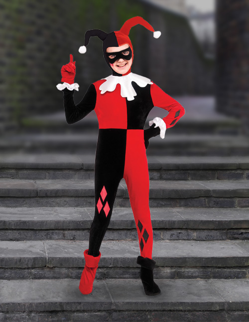 Harley quinn red and black costume hotsell