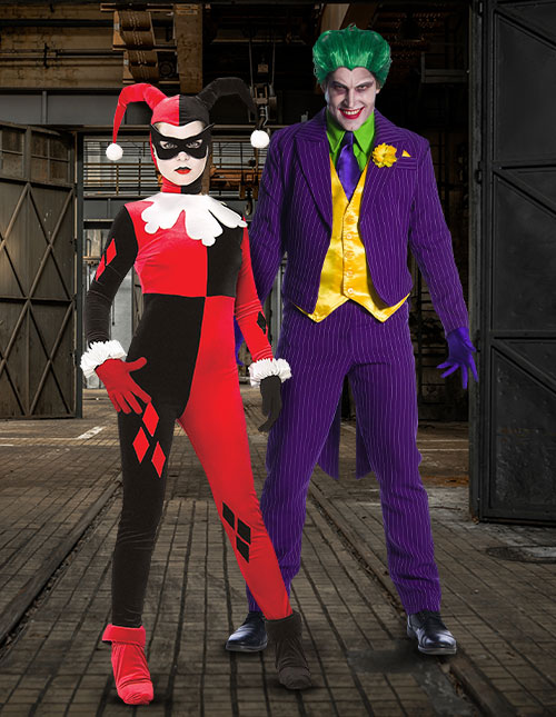 Harley Quinn and Joker Costumes