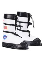 Adult White Astronaut Costume Boots 1