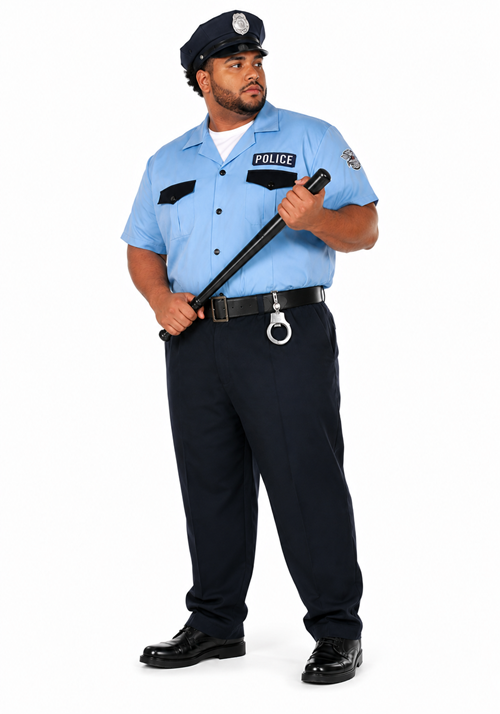 Plus Size On Patrol Costume for Men