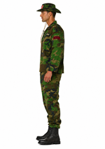 Plus Size Jungle Commando Uniform Costume Alt 2