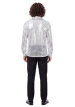 Mens Disco Inferno Silver Costume Alt 1