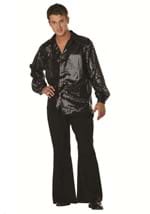 Men's Disco Inferno Black Costume Alt 2