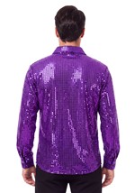 Mens Disco Inferno Purple Costume Alt 2