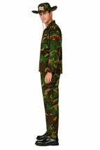 Mens Jungle Commando Soldier Costume Alt 3
