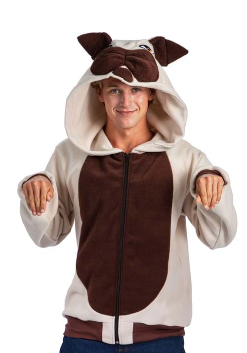 Adult Butch the Bulldog Costume Hoodie