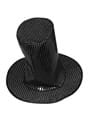 8 Inch Black Sequin Disco Hat Accessory