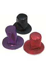 Adult Gold Sequin Disco Hat Accessory Alt 3