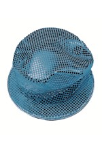 Adult Purple Sequin Top Accessory Hat Alt 2