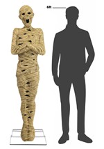 6 ft. Fiery Fahir the Muted Mummy Animatronic Decoration Alt
