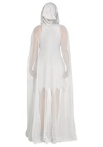Womens 30th Anniversary Lady Silver Ghost Face Costume Alt 1