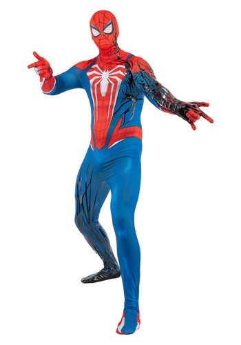 Mens Zentai Suit SpiderMan Adv Suit Symbiote Costume