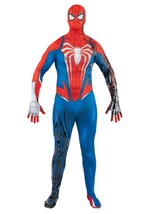 Mens Zentai Suit SpiderMan Adv Suit Symbiote Costume Alt 1