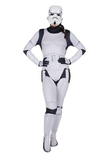 Womens Zentai Suit Stormtrooper Costume