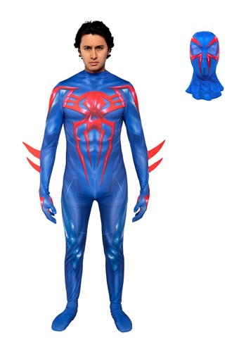 Mens Zentai Suit SpiderMan 2099 PS5 Gaming Costume
