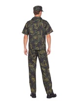 Mens Army Doctor Green Costume Alt 1