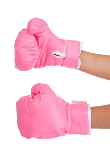 Kids Pink Boxing Costume Gloves