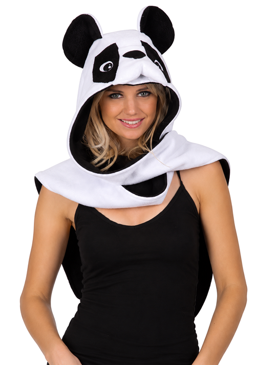Adult Parker the Panda Scarf and Hood Set