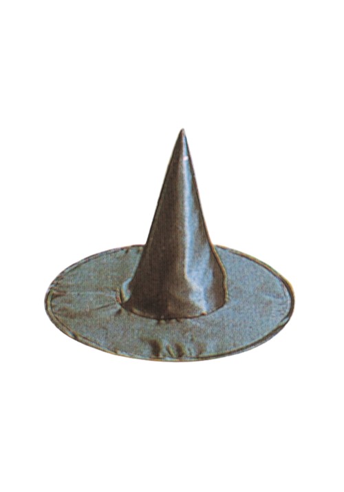 Adult Nylon Black Witch Hat