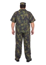 Mens Plus Size Army Doctor Green Costume Alt 1