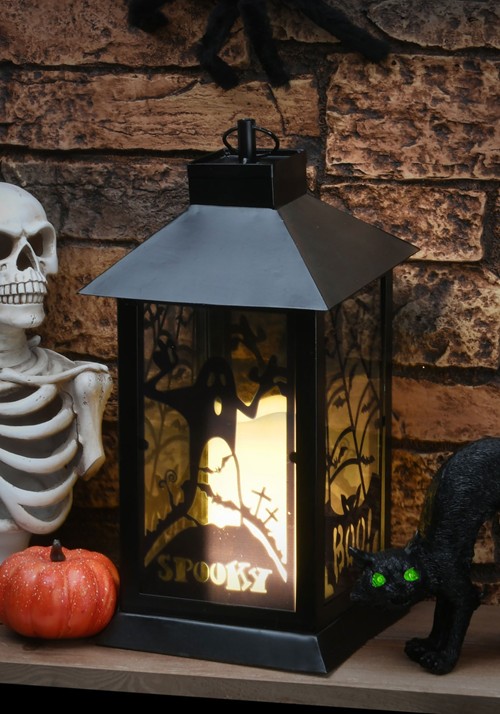 Light Up Ghost Lantern Decoration