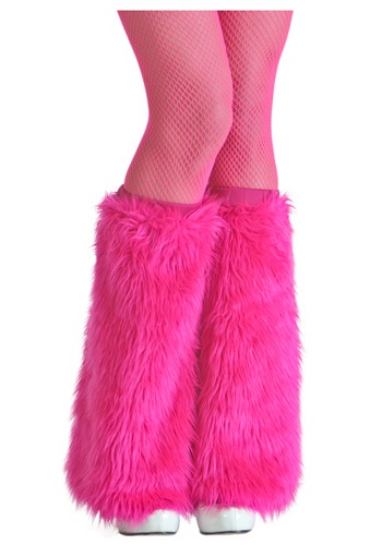 Adult Pink Furry Boot Covers
