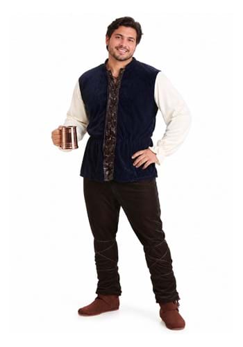 Plus Size Medieval Tavern Man Costume for Men upd