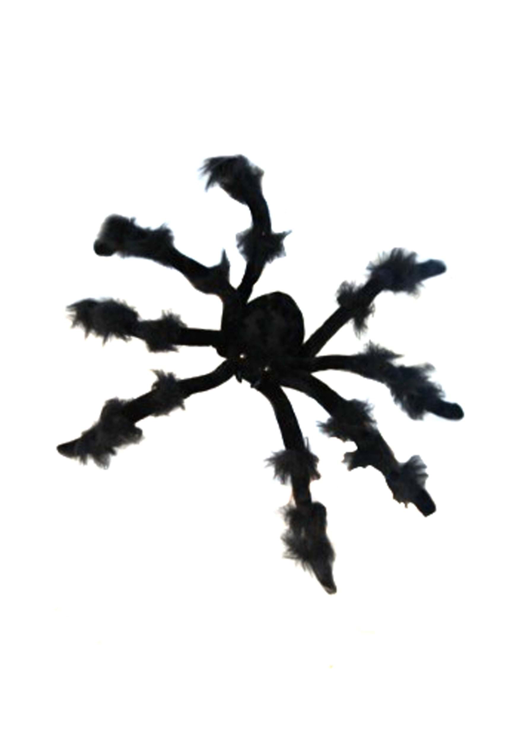 Black 20 Inch Poseable Spider - Spider Halloween Decorations
