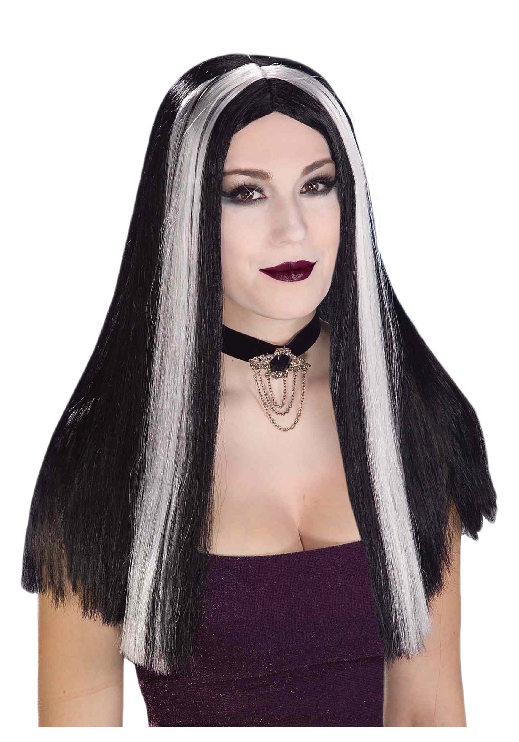 Halloween Costumes With Black And White Hair