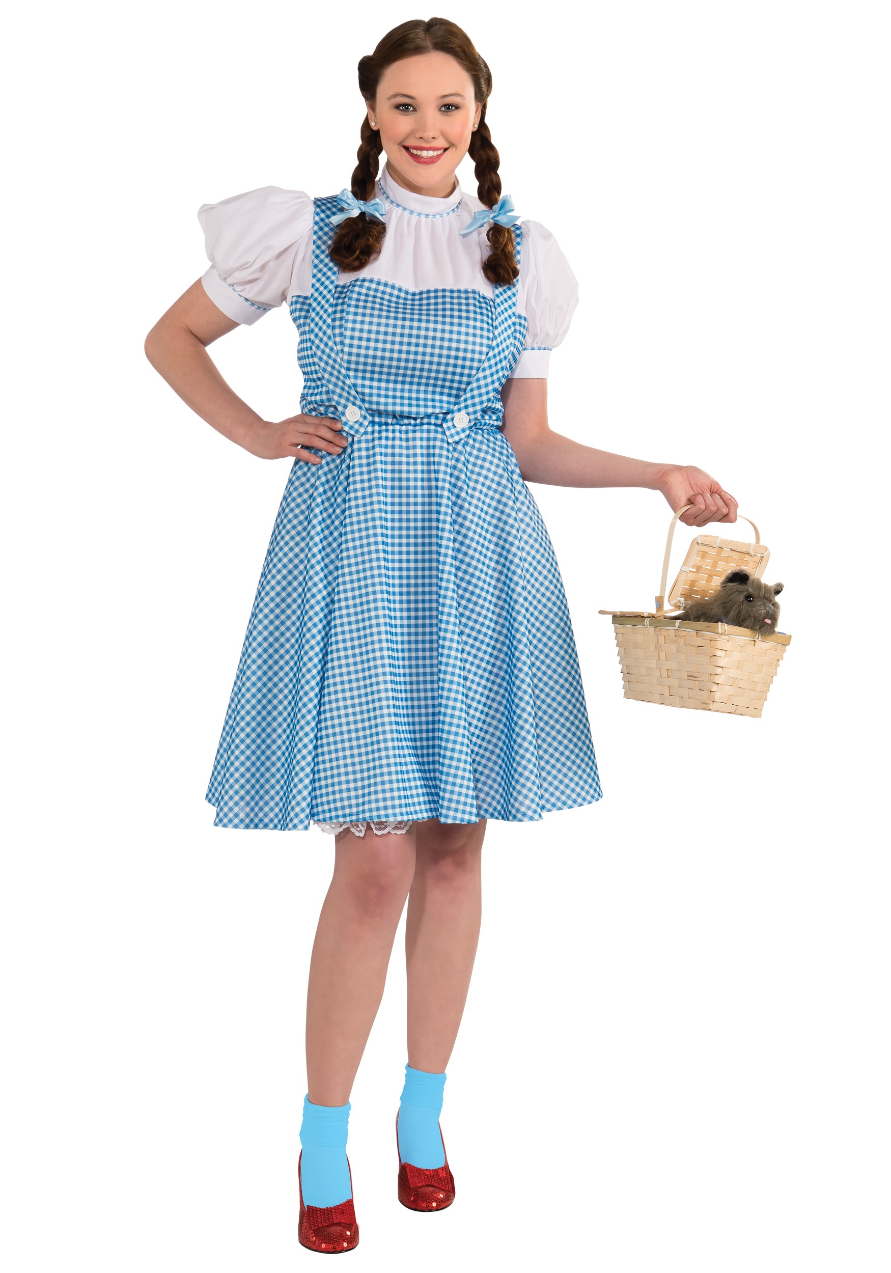 Plus Size Women's Dorothy Fancy Dress Costume , Kansas Girl Fancy Dress Costume