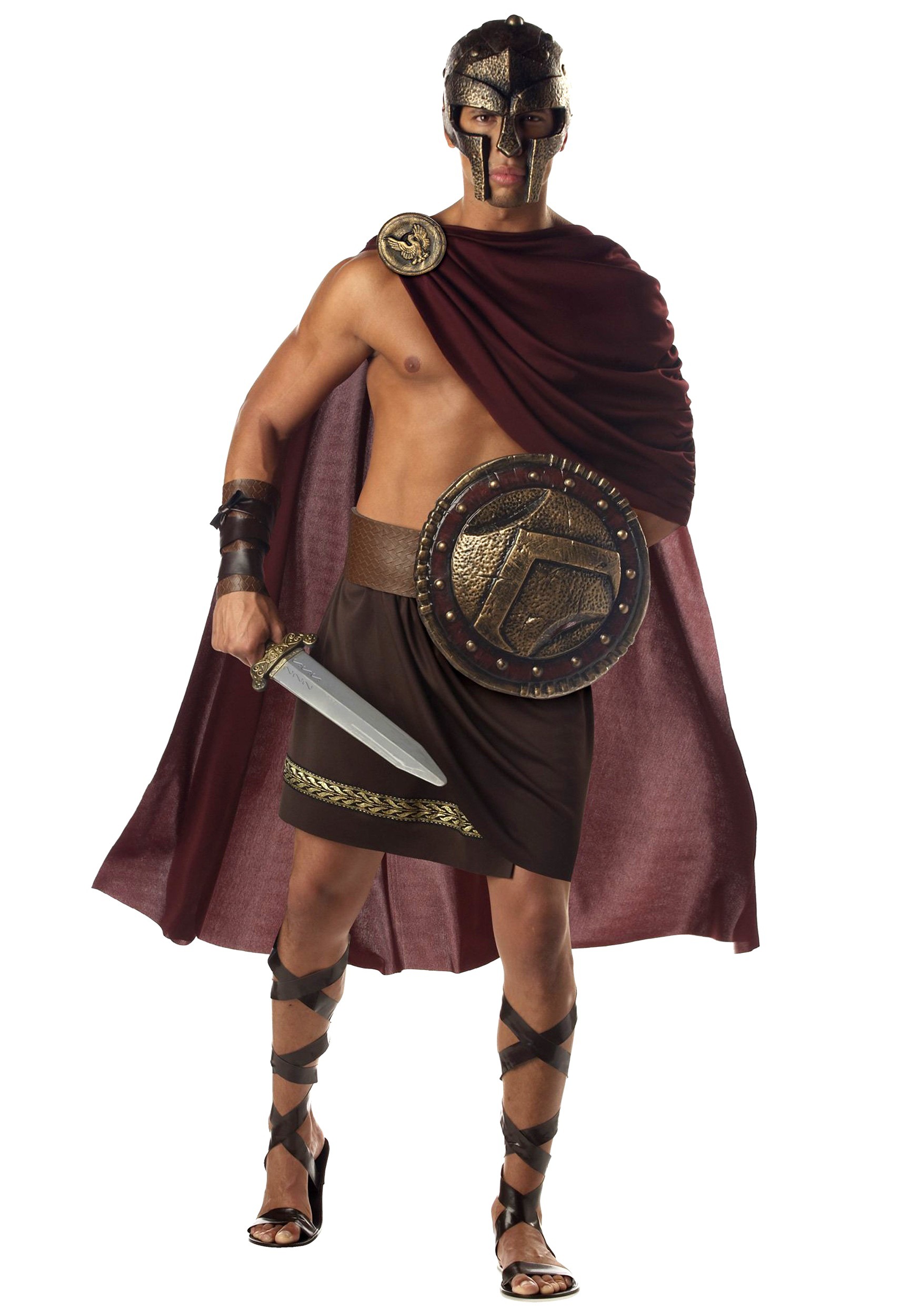 Womens Xena Gladiator Warrior Princess Roman Spartan 300 Fancy Dress Costume 
