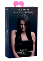 Styleable Fever Amber Black Wig front