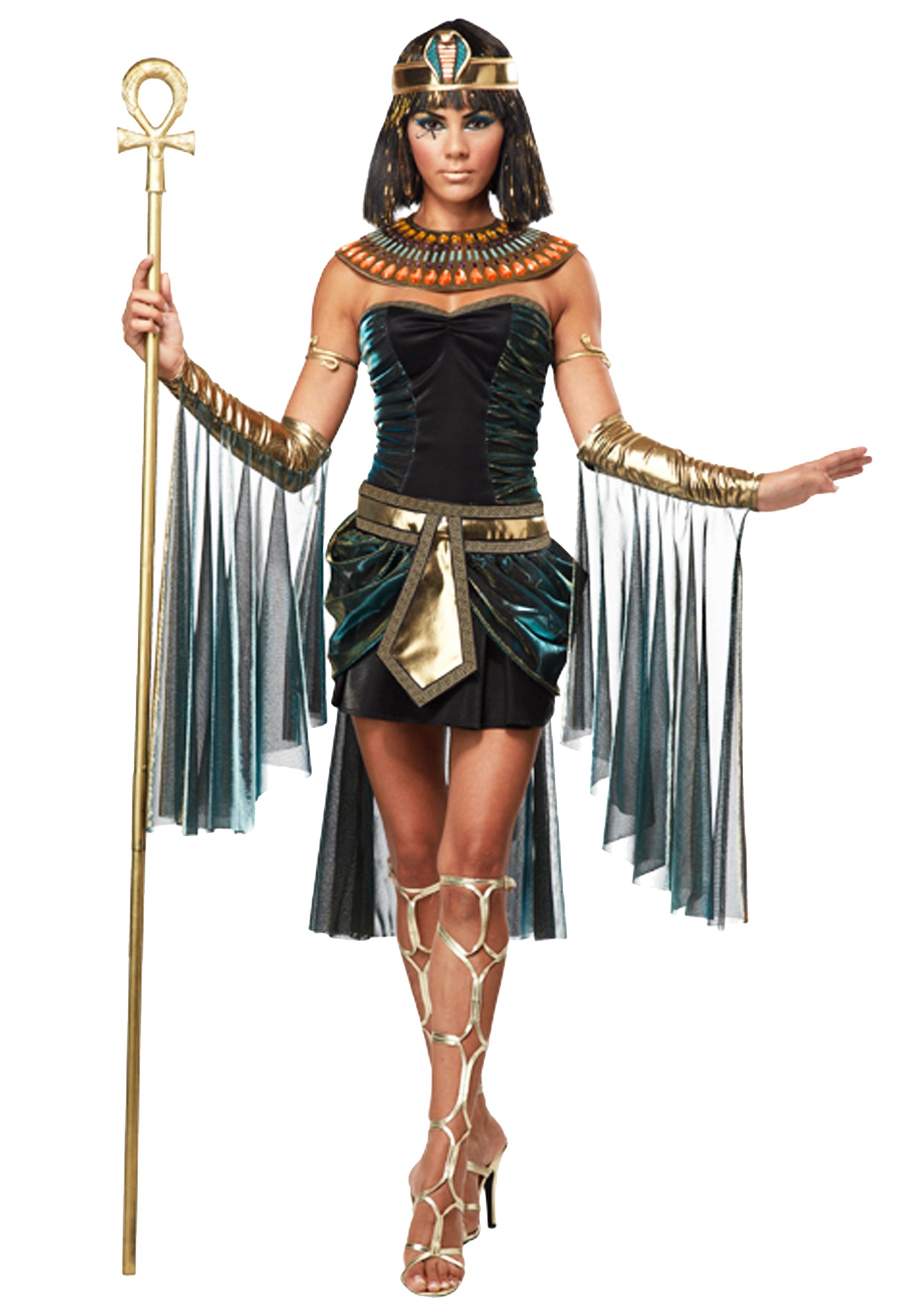 Plus Size Egyptian Goddess Fancy Dress Costume 2X