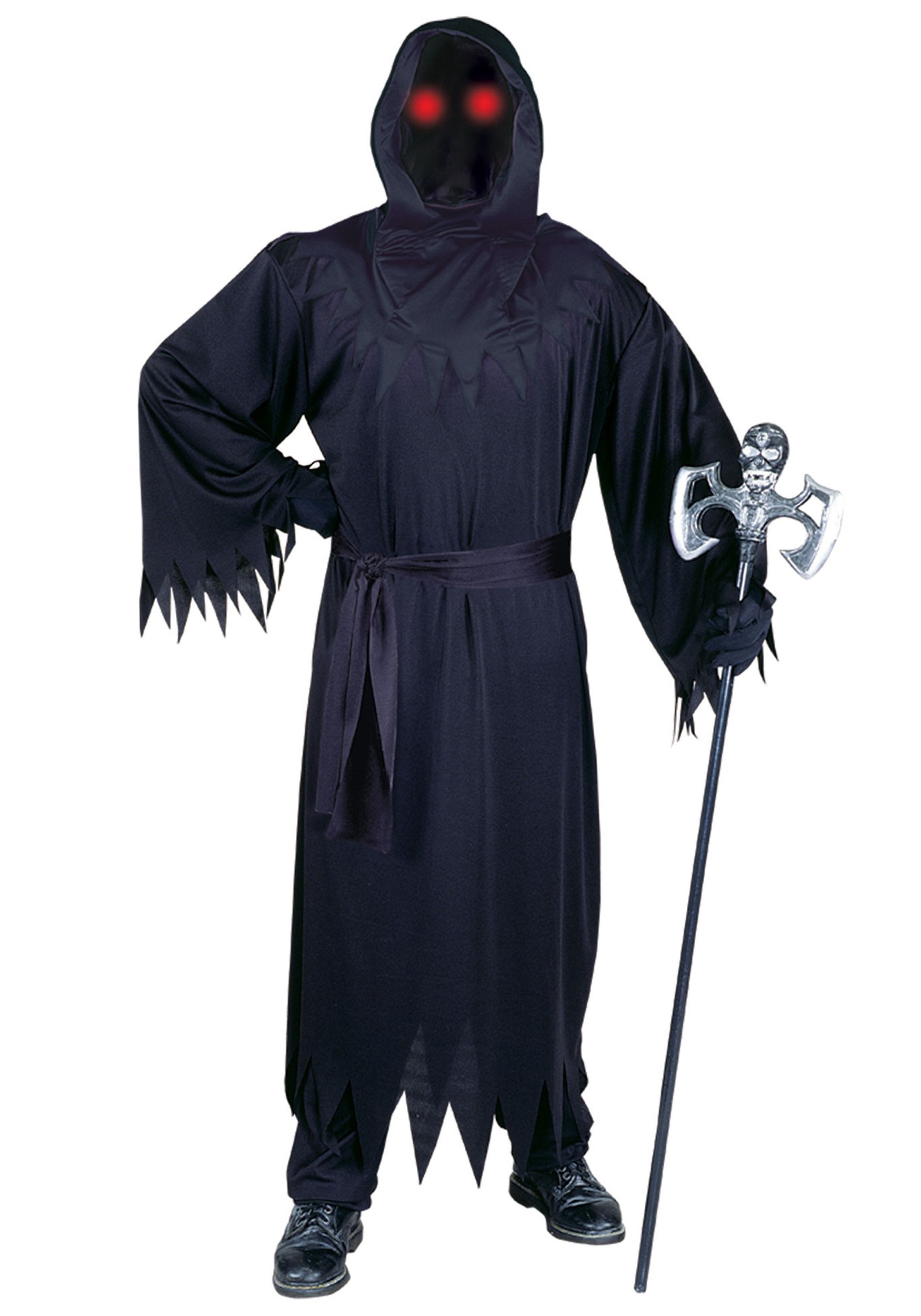 Adult Fade In And Out Phantom Fancy Dress Costume