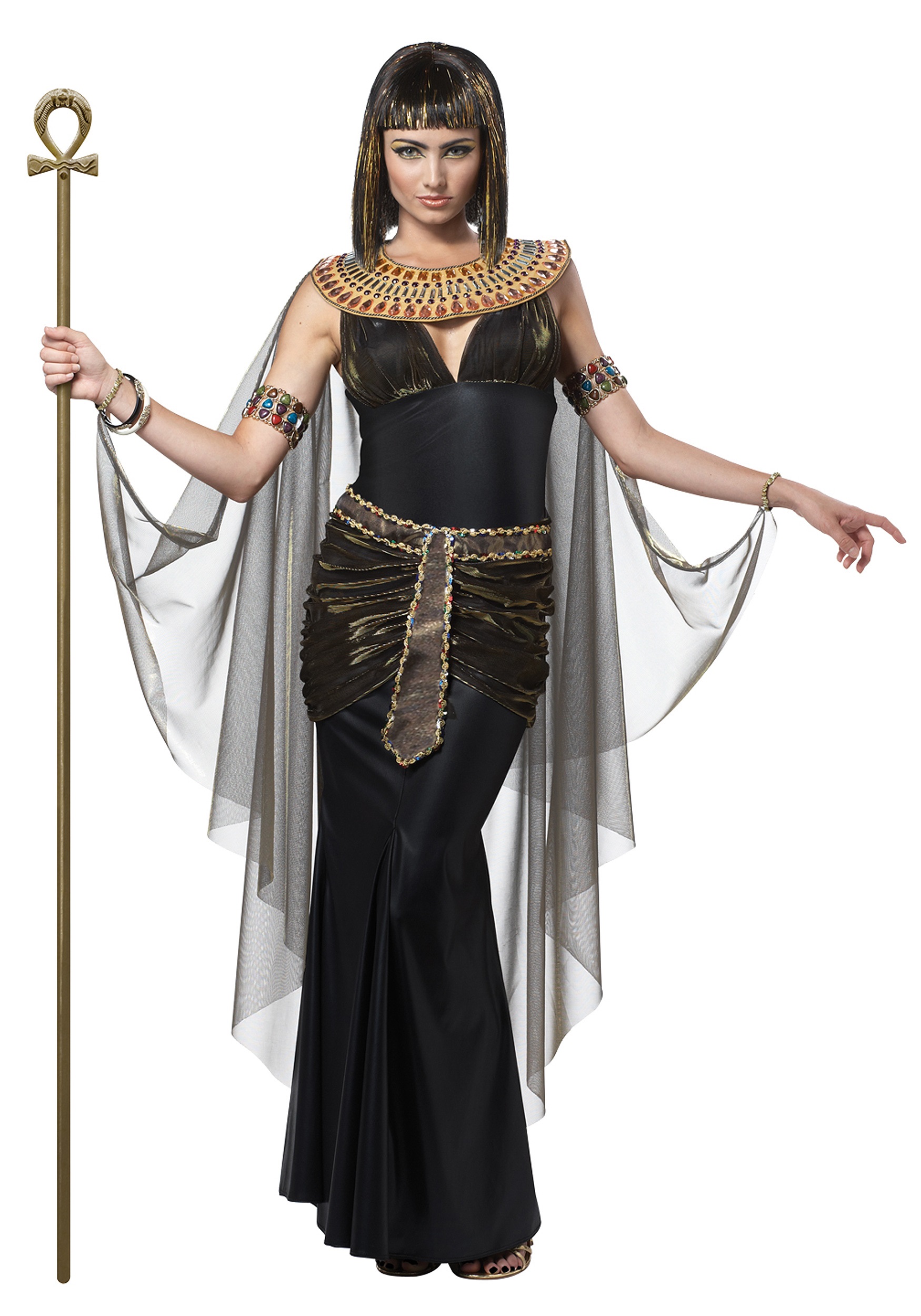 Womens Cleopatra Fancy Dress Costume