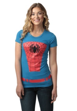 Womens Belted Spider-Man Costume TShirt