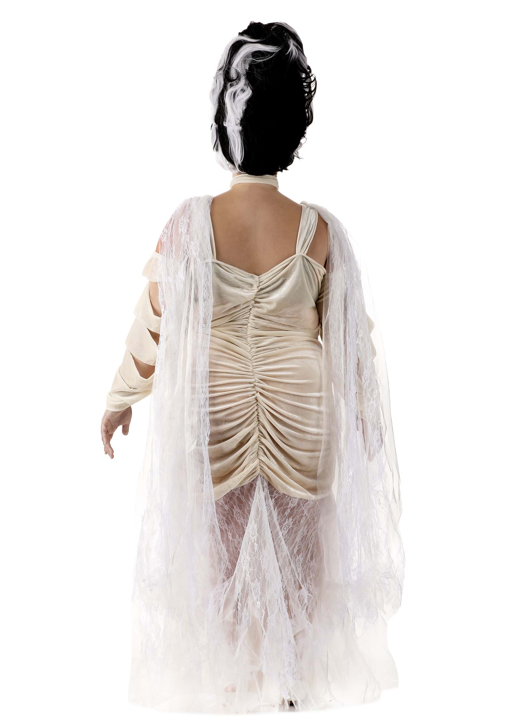 Plus Size Bride Of Frankenstein Women's Fancy Dress Costume