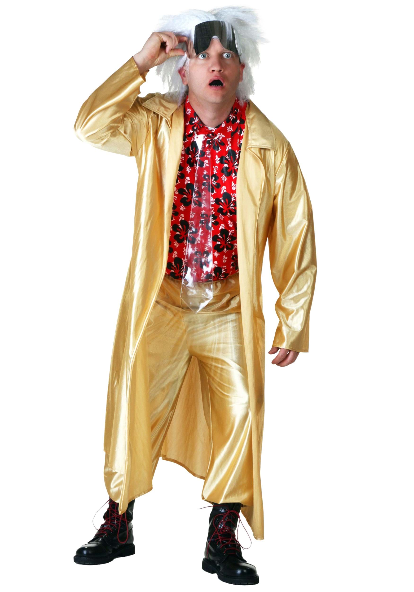 Back to the Future 2015 Doc Brown Fancy Dress Costume