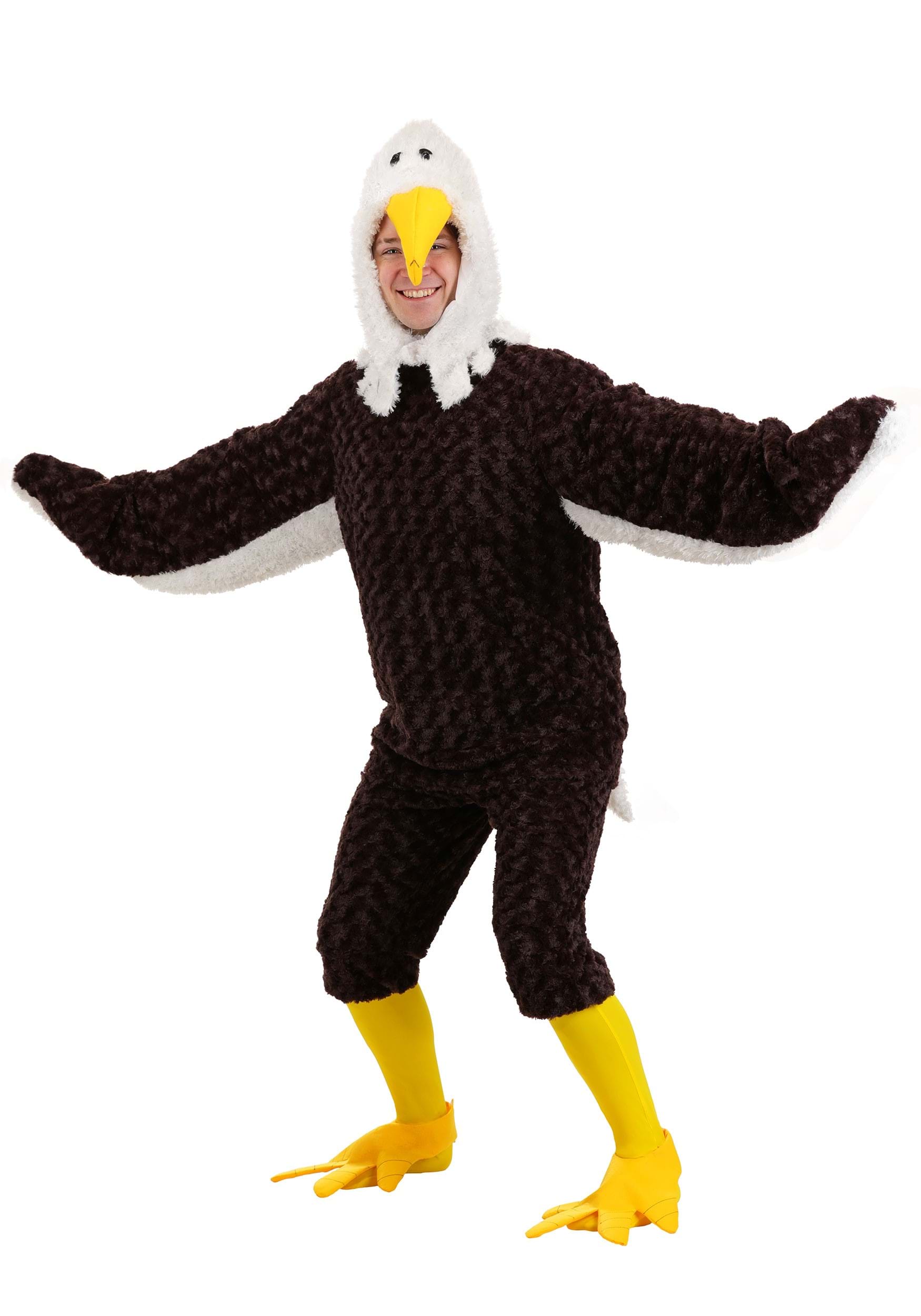 Photos - Fancy Dress Eagle FUN Costumes Adult   Costume Brown/White 
