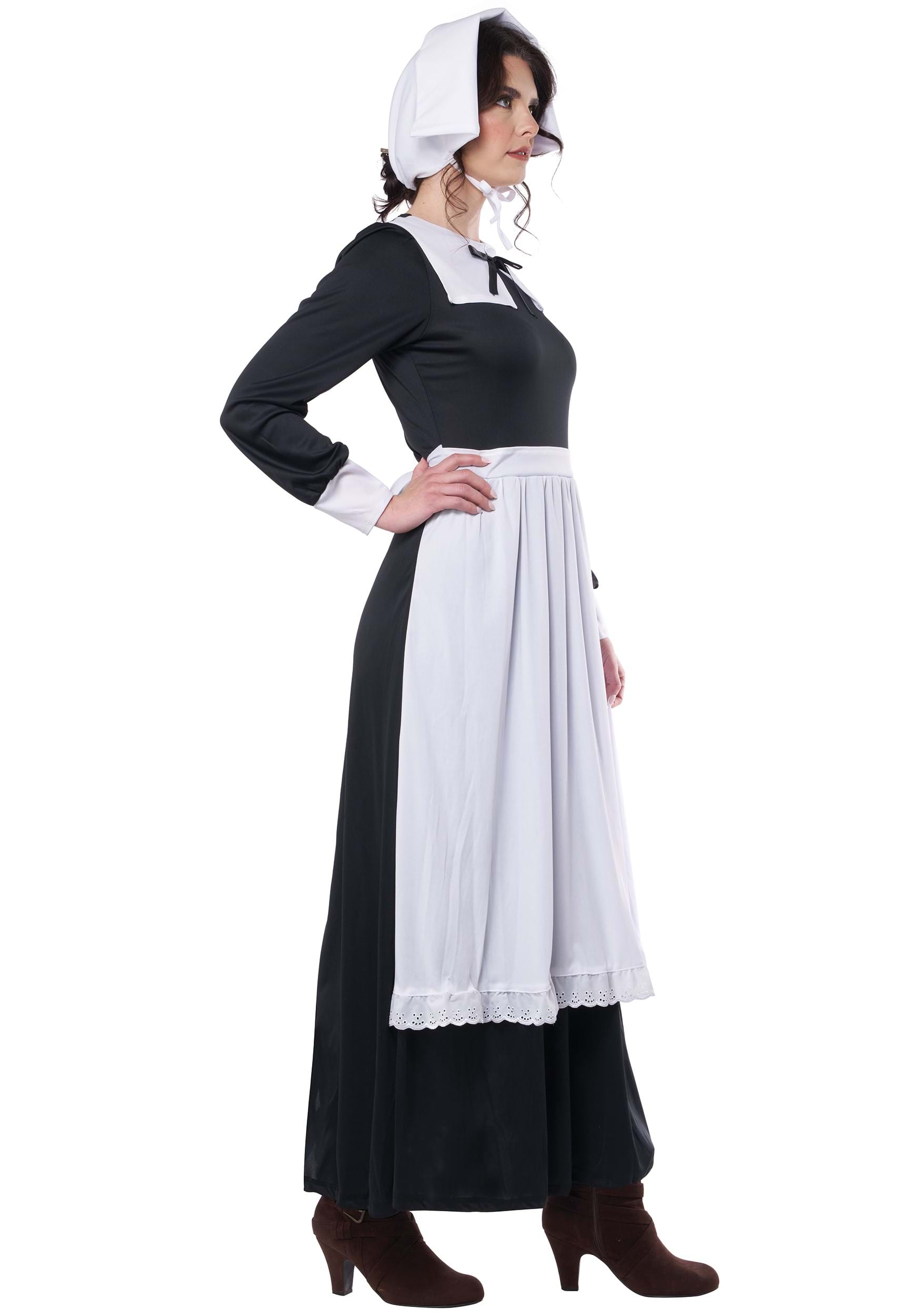 Pilgrim Woman Fancy Dress Costume