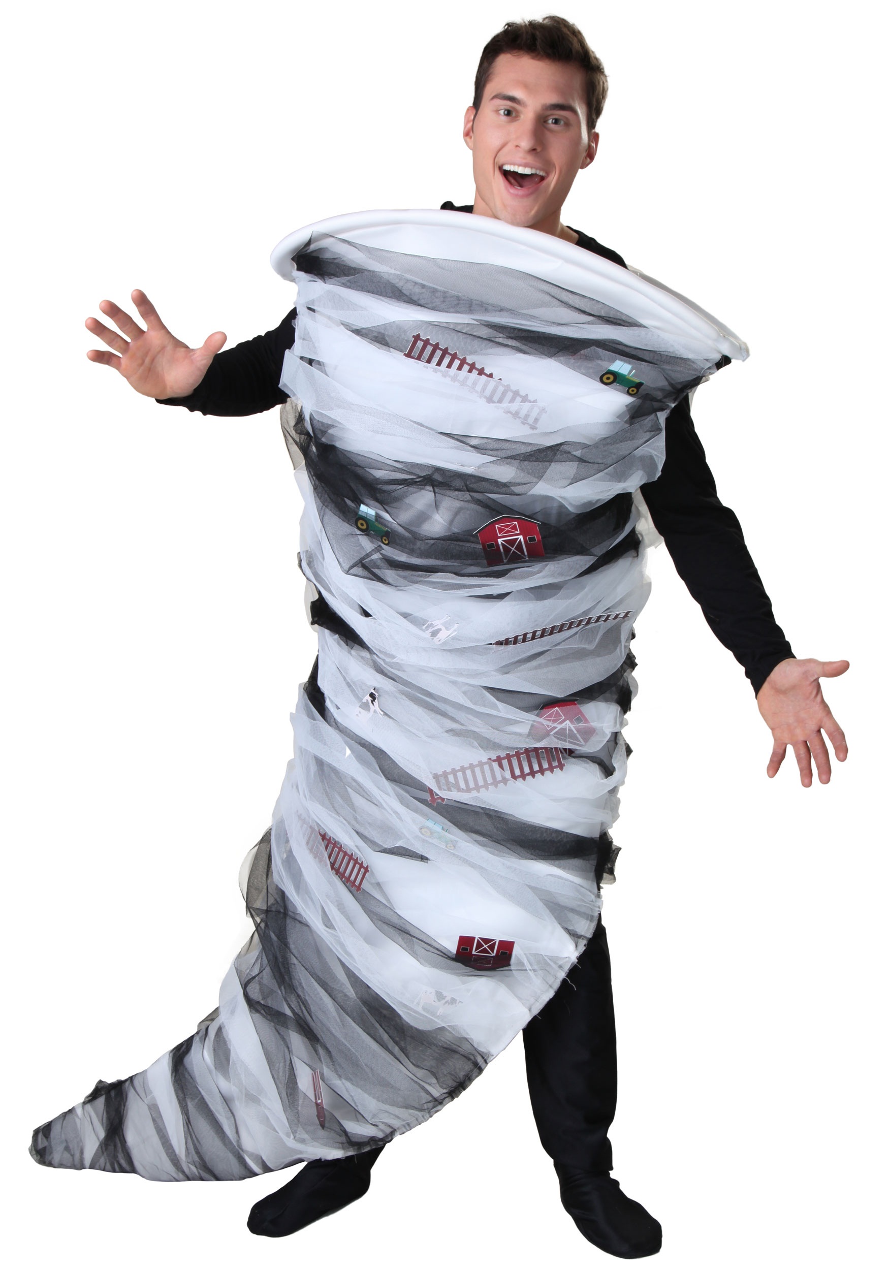 Adult Tornado Fancy Dress Costume