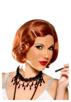 Red Curls Cutie with Pin Wig