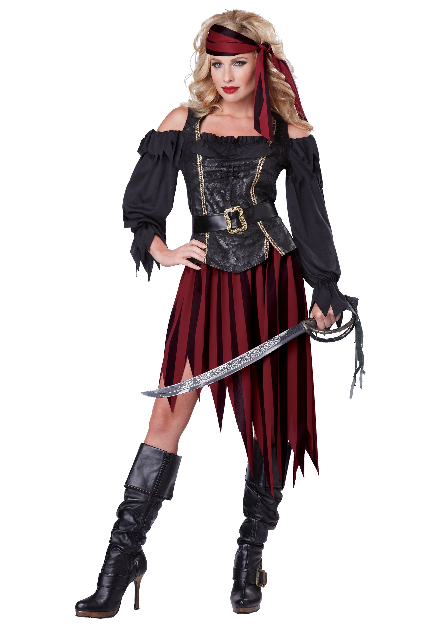 Adult Queen Of The High Seas Fancy Dress Costume