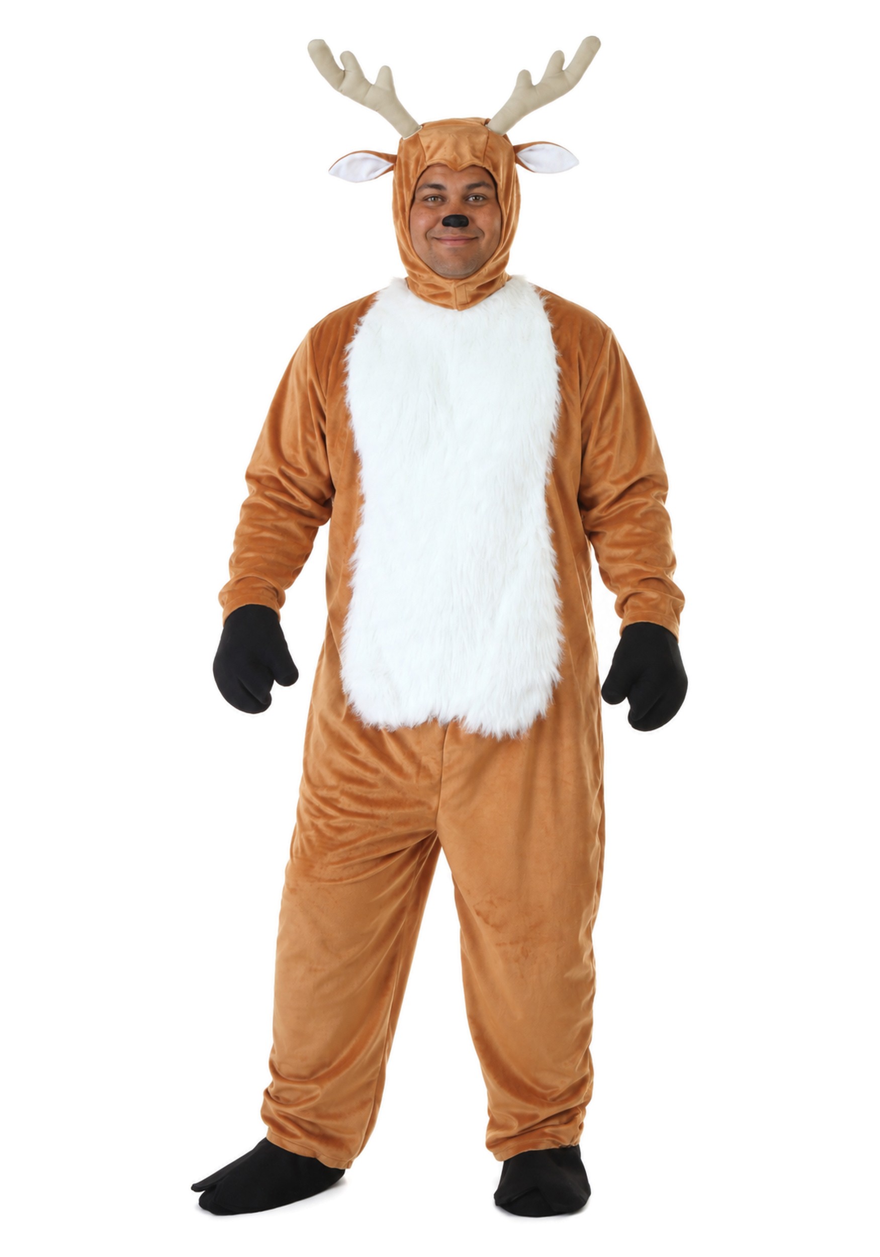 Adult Plus Size Deer Fancy Dress Costume