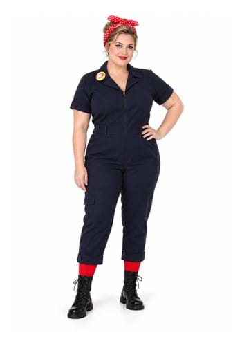 Plus Size Hardworking Lady Costume Main 2