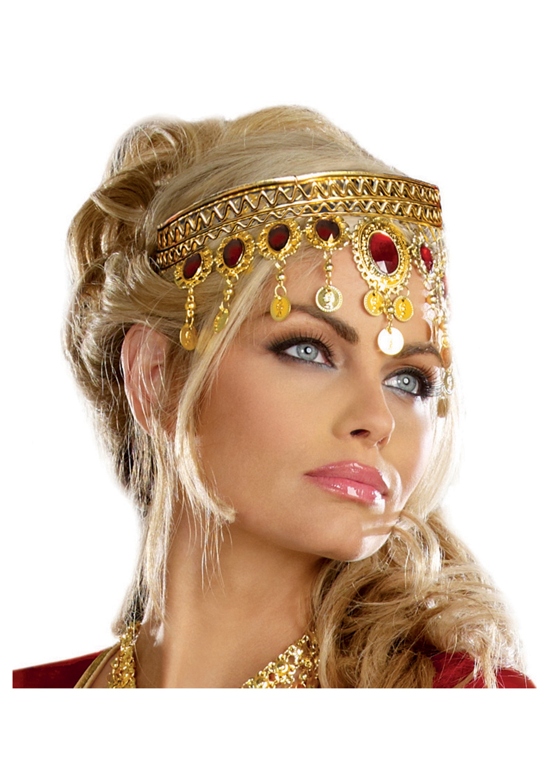 Adult Dripping Rubies Fancy Dress Costume Headpiece , Fancy Dress Costume Accessories