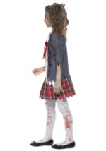 Kids Zombie School Girl Costume Side