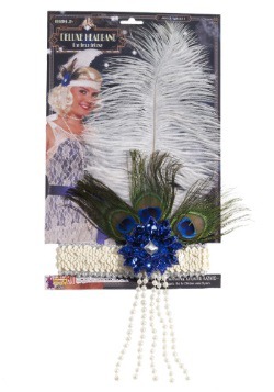 Peacock Flapper Headband