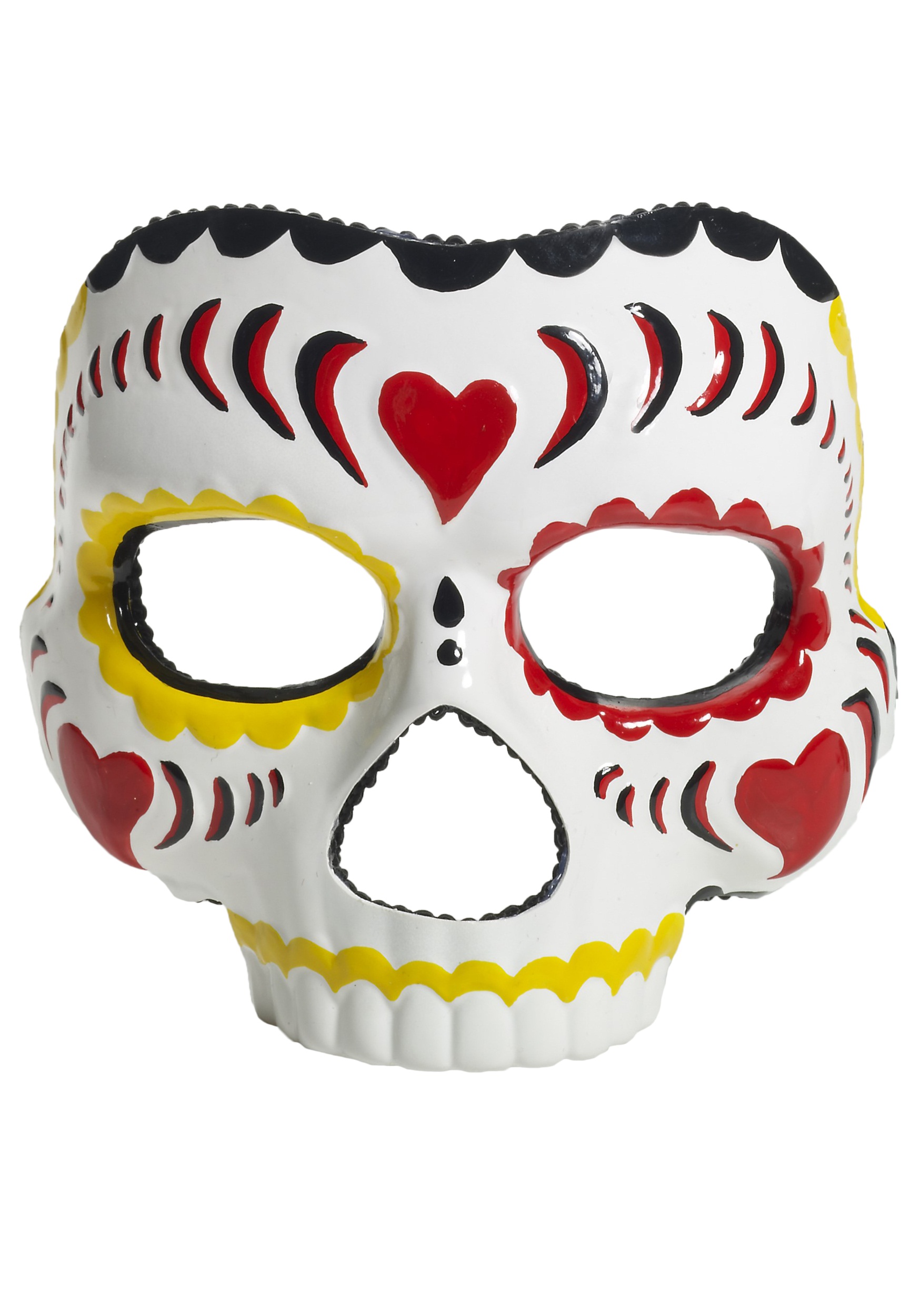 Unisex Day of the Dead Full Face Masquerade Dia de los Muertos Skull Devil Mask 
