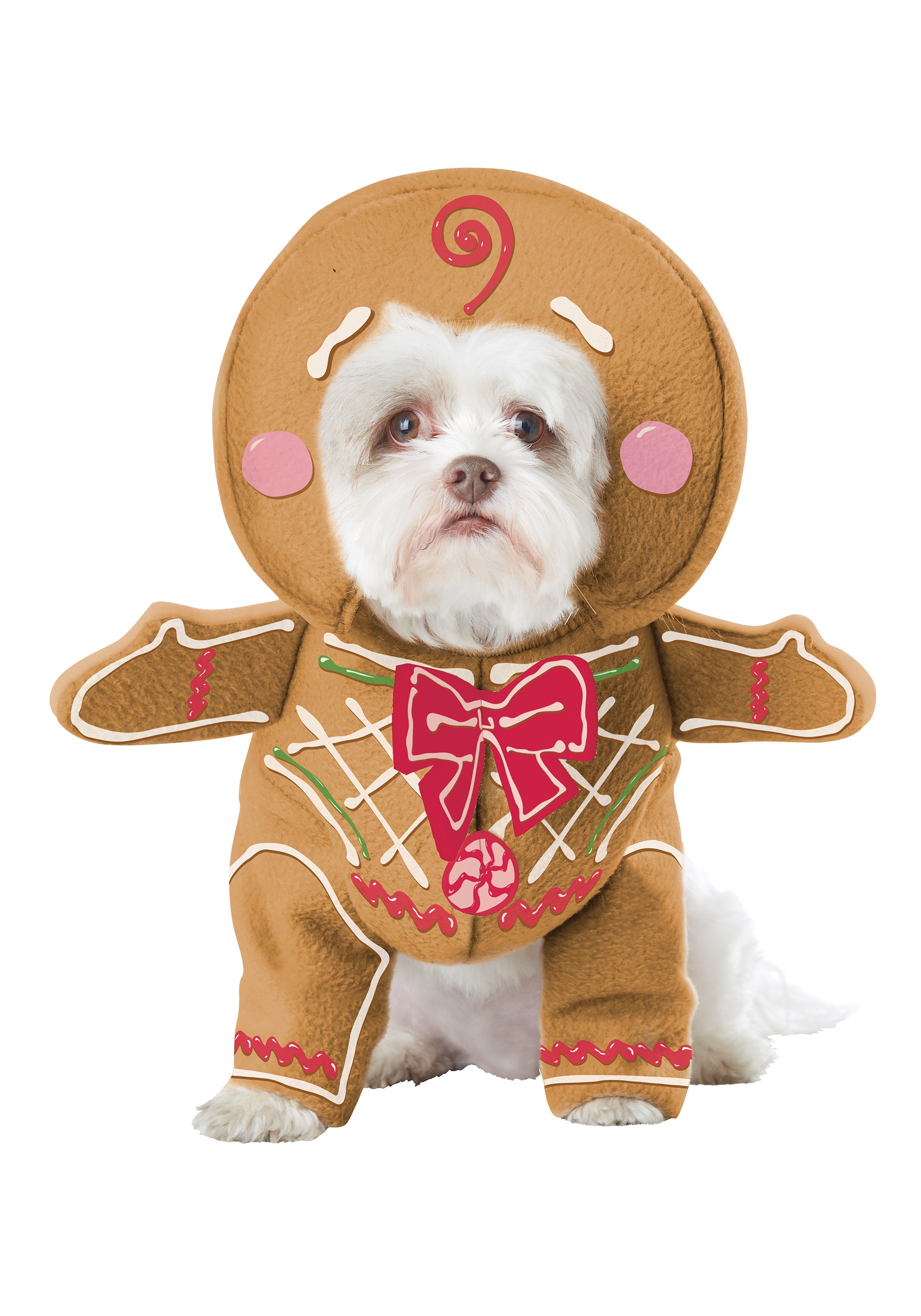 Gingerbread Pup Dog Fancy Dress Costume